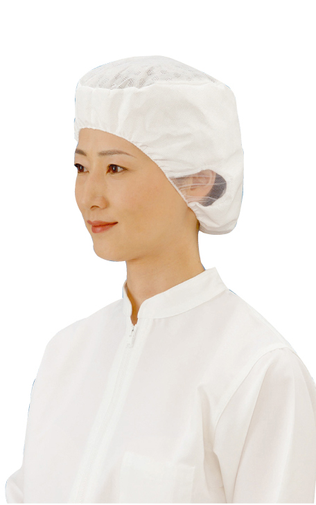 即発送可能】 日本メディカルプロダクツ EL-402 エレクトネット帽 帯電荷のパワーで毛髪を強力キャッチする衛生キャップです 衛生帽子 衛生キャップ  不織布キャップ