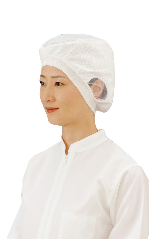 輝く高品質な エレクトネット帽 EL-480 L 白 日本メディカルプロダクツ 00482980